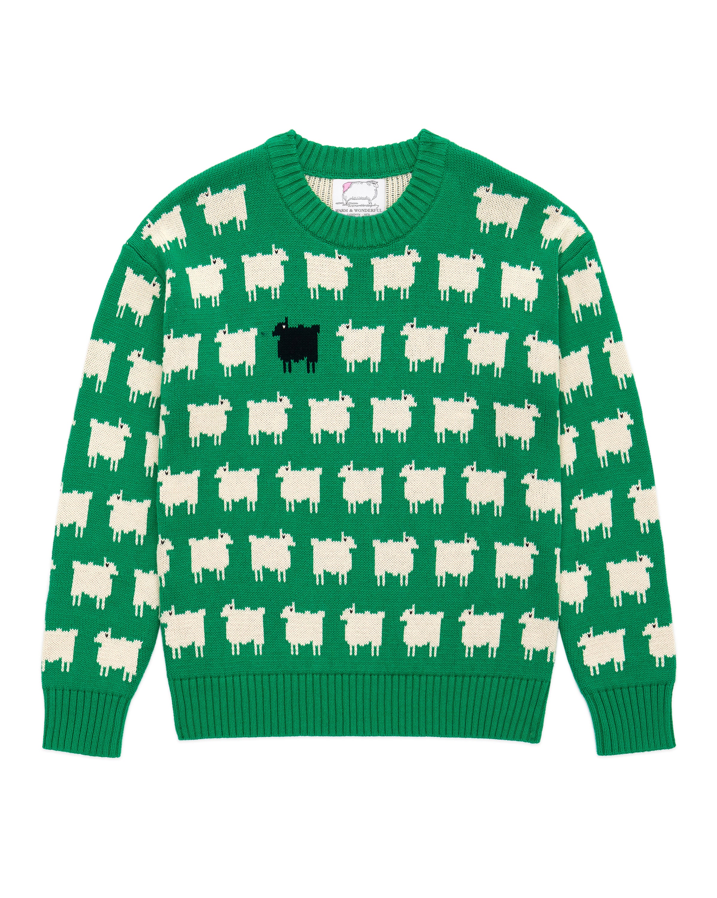 Warm and wonderful black sheep sweater top