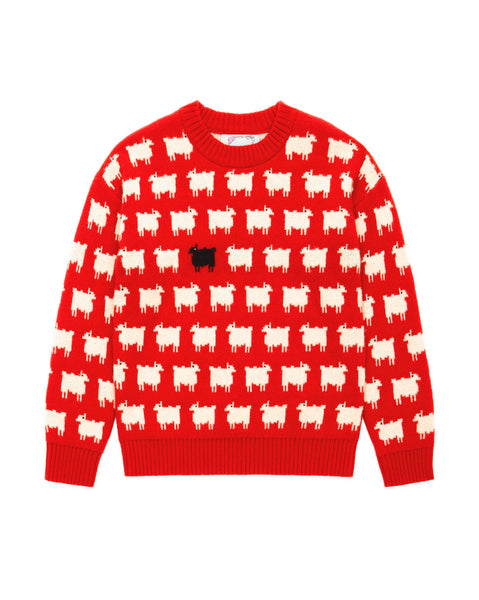 RB-WW-W-SWEATER-WOOLSHEEP-RED-