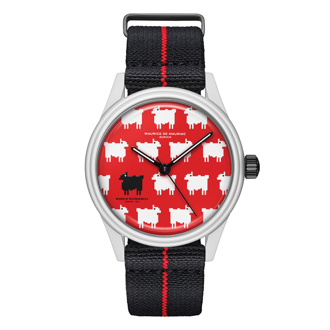 CRDB70%マウイワウイ Maurice de Mauriac x Warm & Wonderful “Black Sheep” Watch