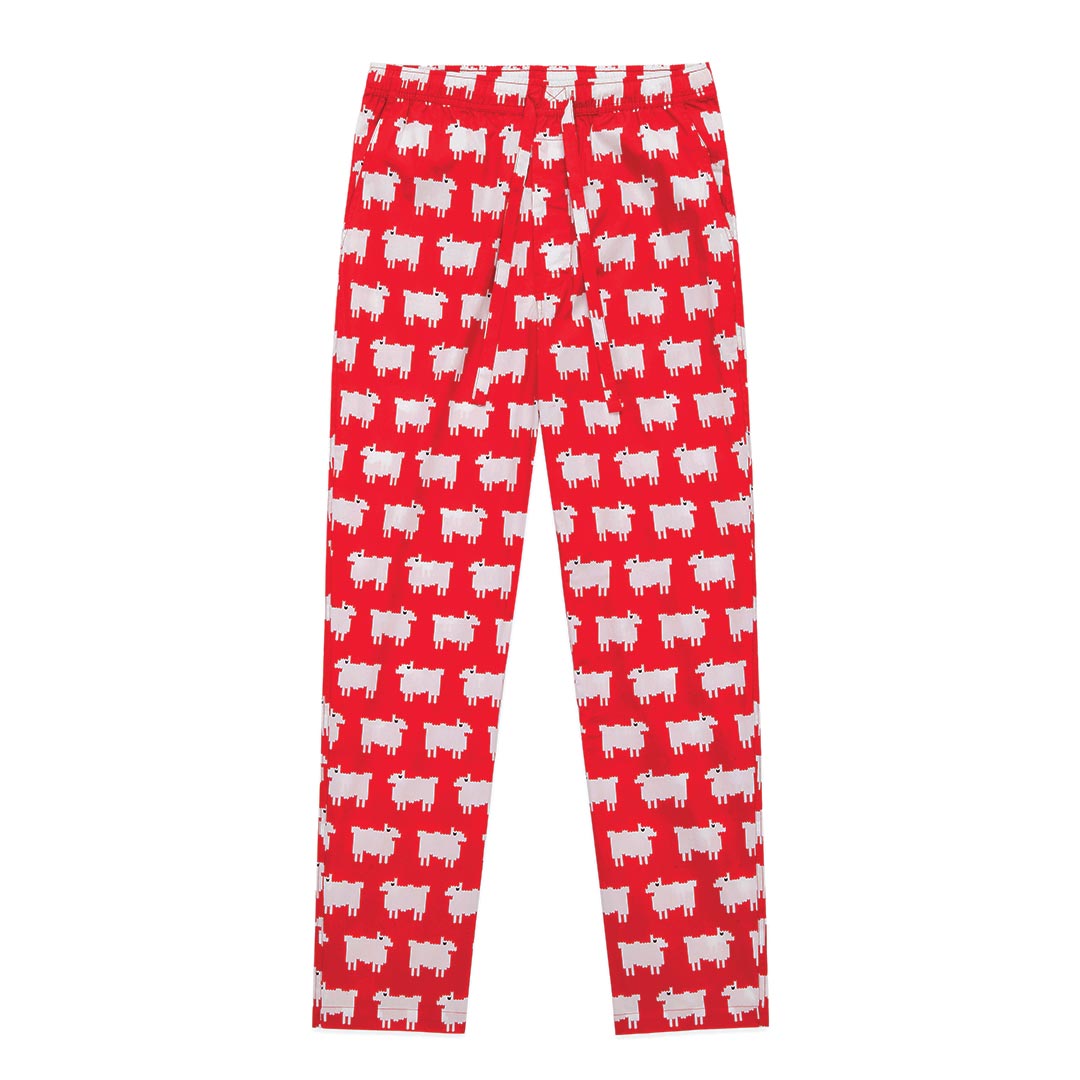 Sheep Cotton Lounge Set Diana Red