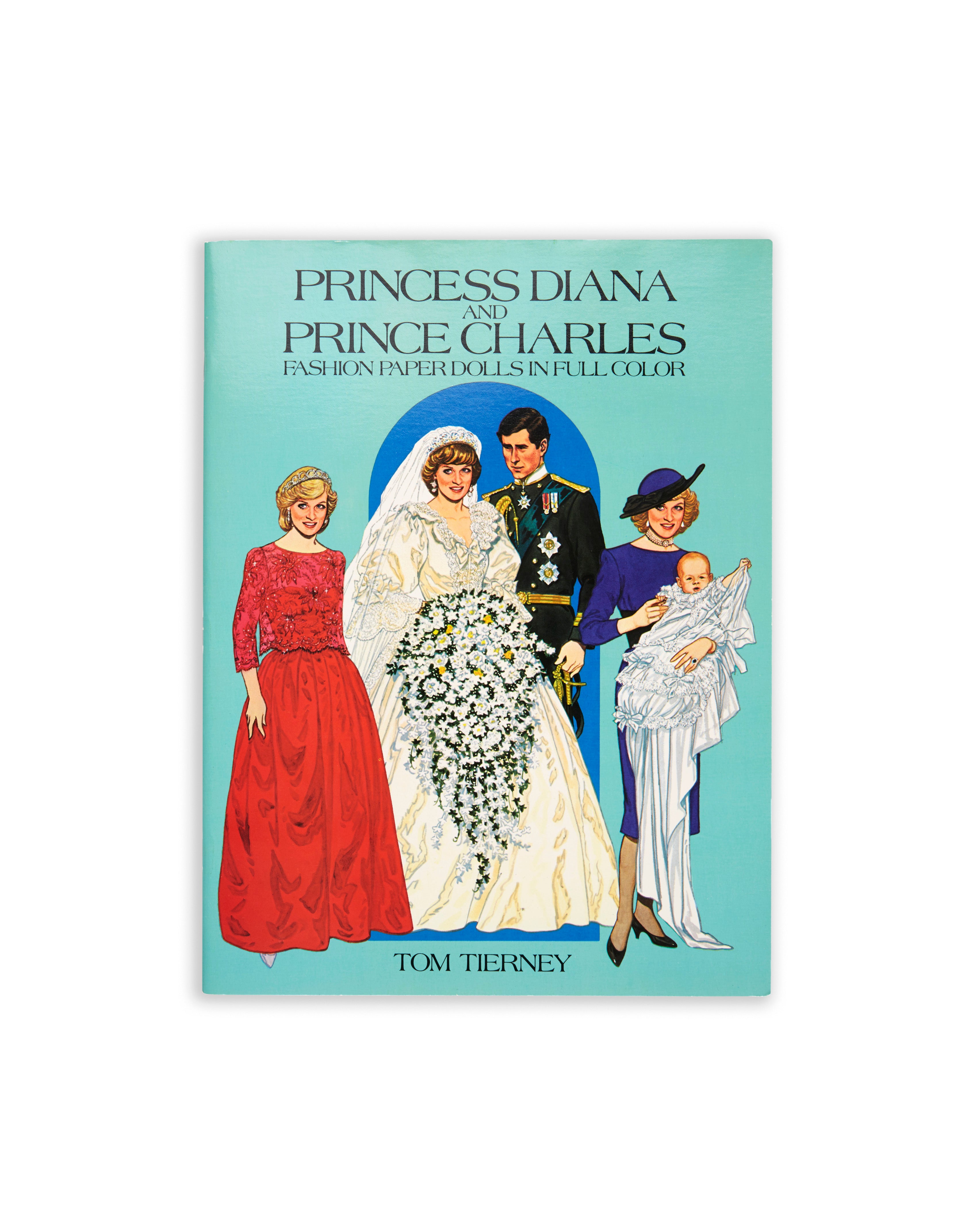 diana princess of wales paper doll the charity auction dresses PrincessDiana would have turned 65 on 1st July. This contains some of her FABULOUS fashion pieces. RARE Vintage 1997 Tom Tierney 'Diana Princess of Wales' Paper Doll Book
